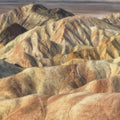 Abstract fine art print - photograph of Zabriskie Point in Death Valley National Park, USA