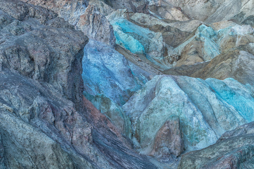 Abstract fine art print - photograph of Artist's Palette in Death Valley National Park, USA