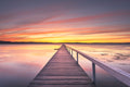Coastal fine art print - photograph of sunset at Long Jetty, NSW