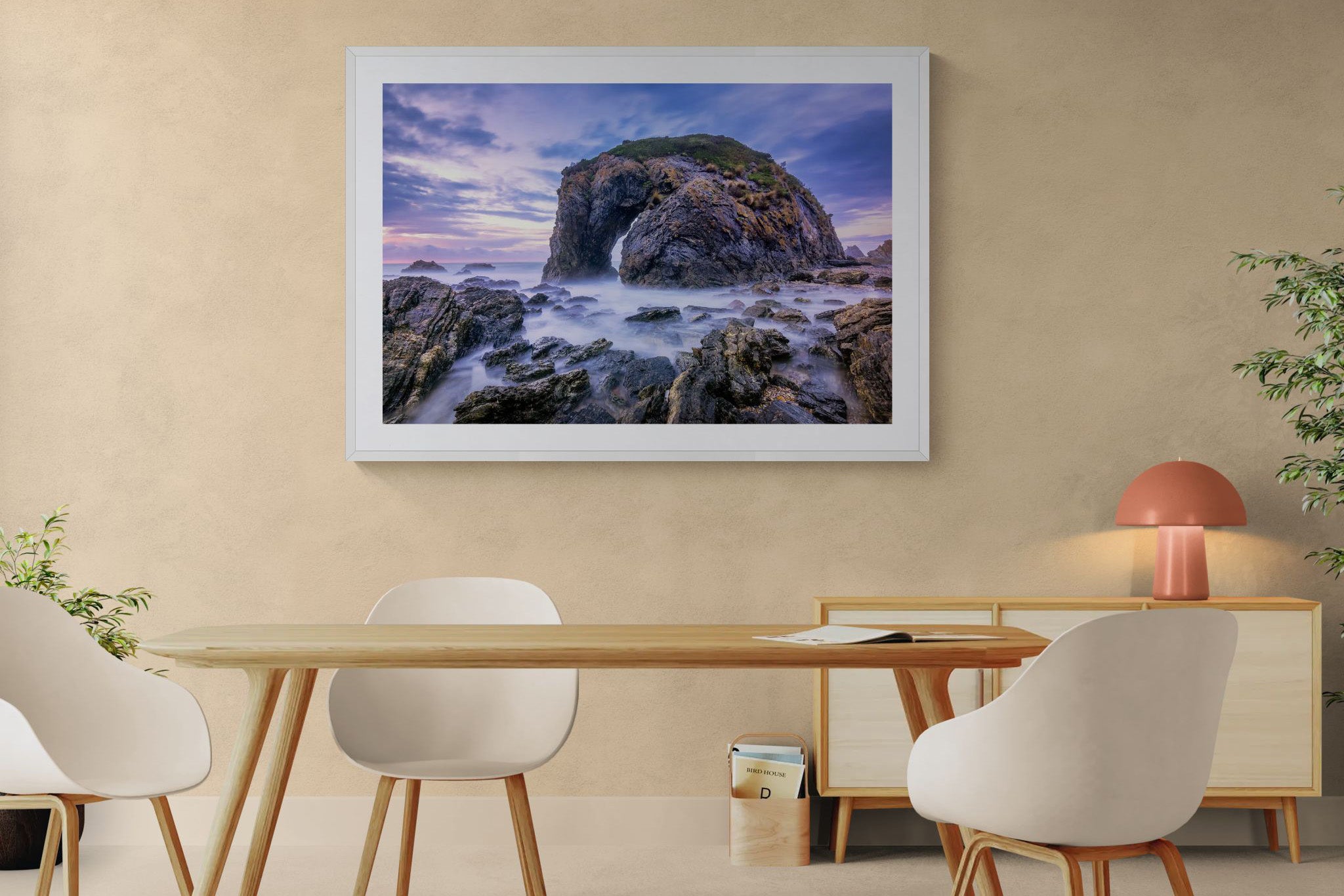 Coastal fine art print - photograph of sunrise at Horse Head rock, NSW
