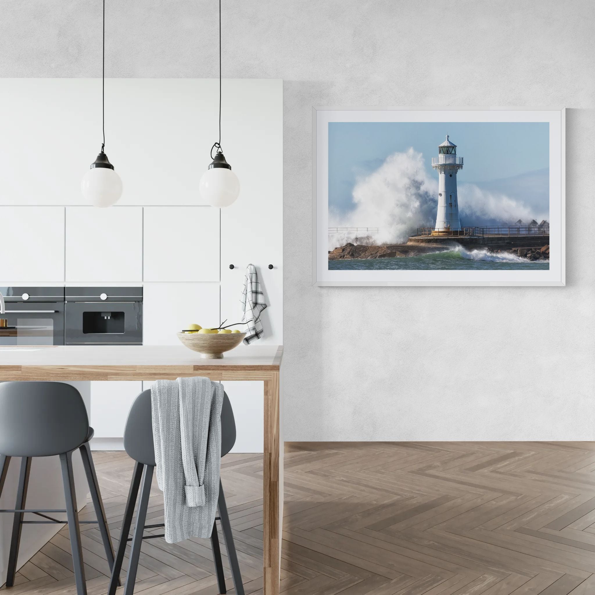 Coastal fine art print - photograph of Wollongong Breakwater Lighthouse, NSW