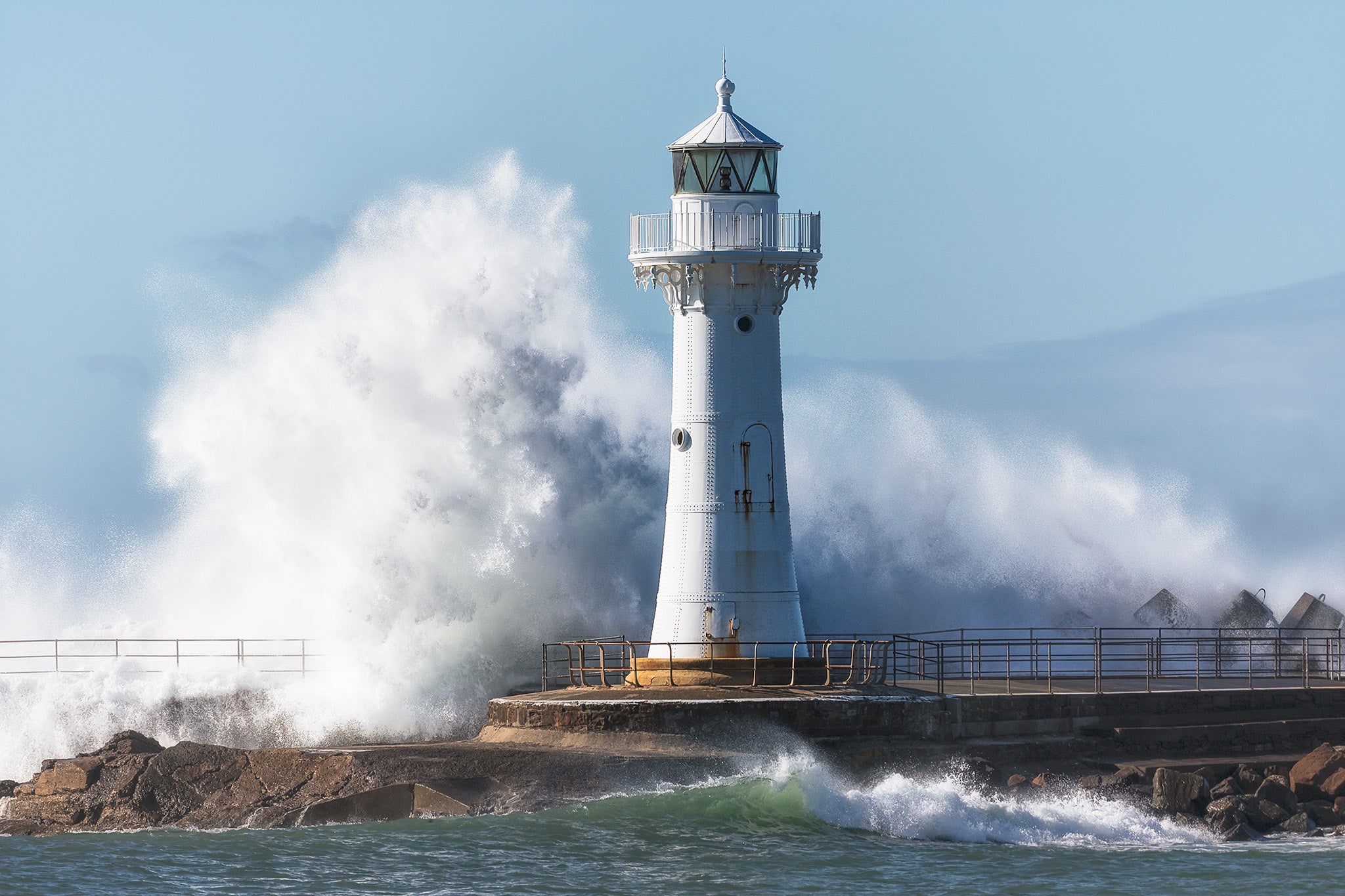 Coastal fine art print - photograph of Wollongong Breakwater Lighthouse, NSW
