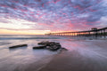 Coastal fine art print - photograph of sunrise at Catherine Hill Bay, NSW