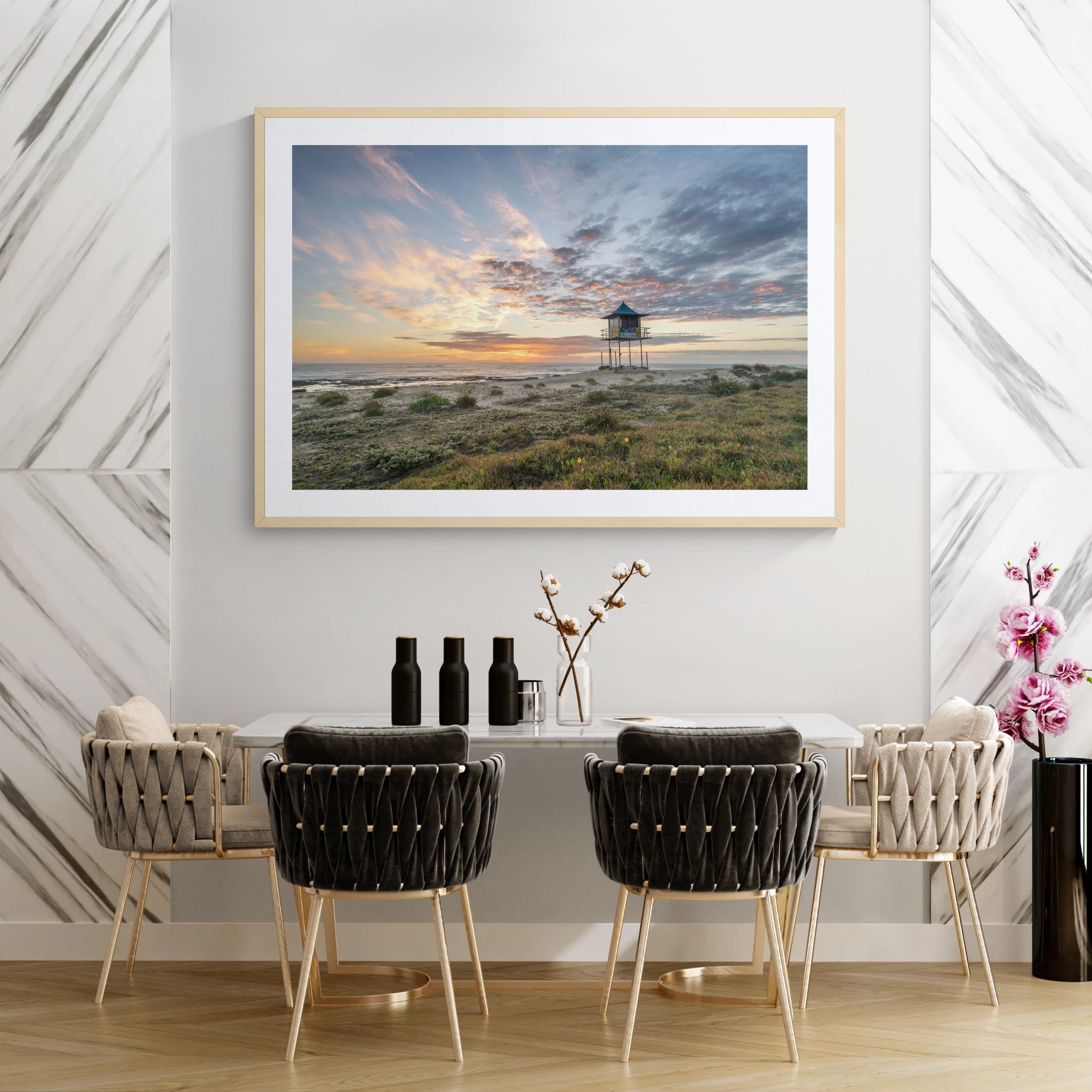Coastal fine art print - photograph of sunrise at The Entrance, NSW