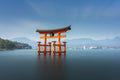 Coastal fine art print - photograph of floating gate at Miyajima Island, Hiroshima, Japan