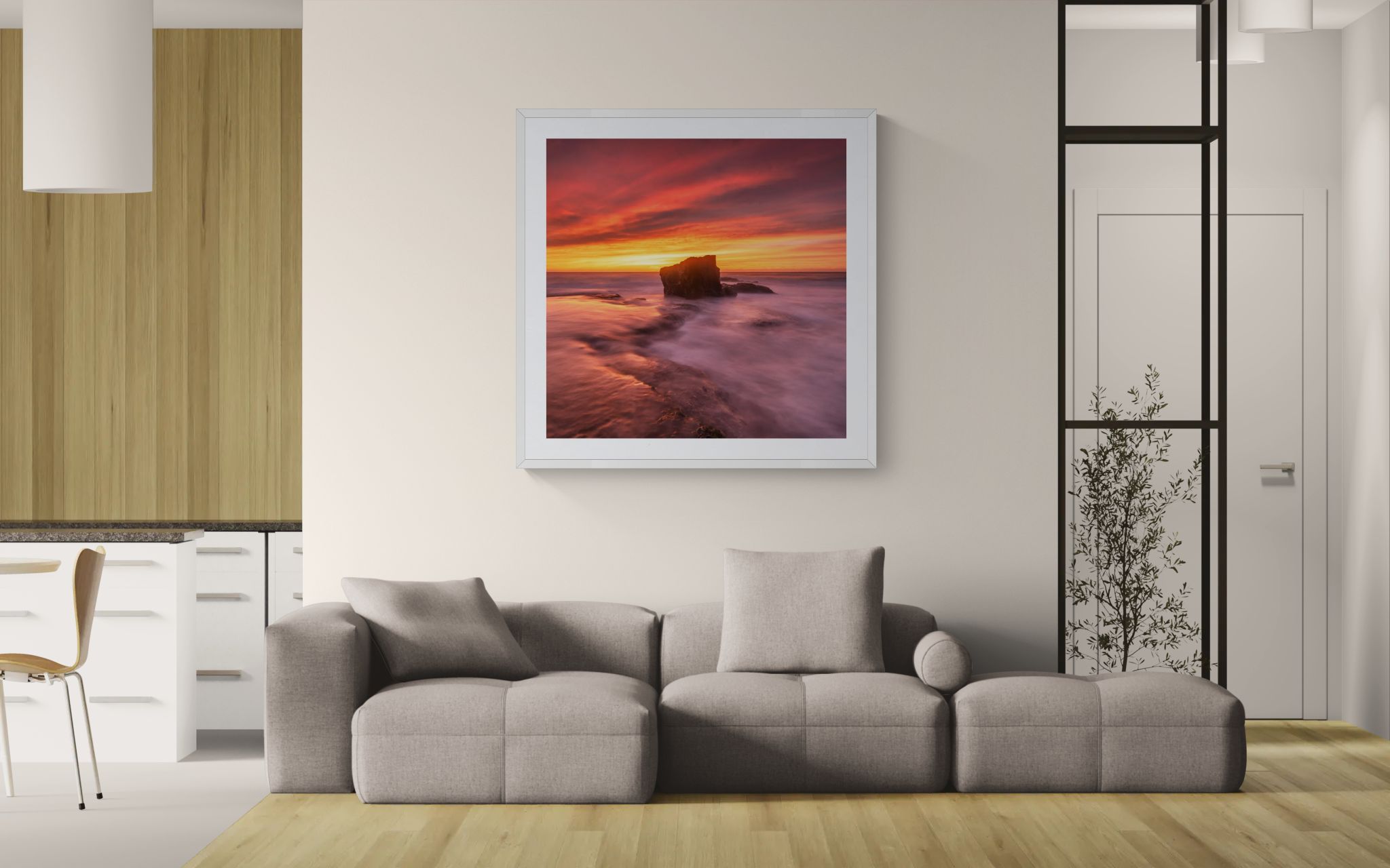 Coastal fine art print - photograph of sunrise at North Turimetta, NSW