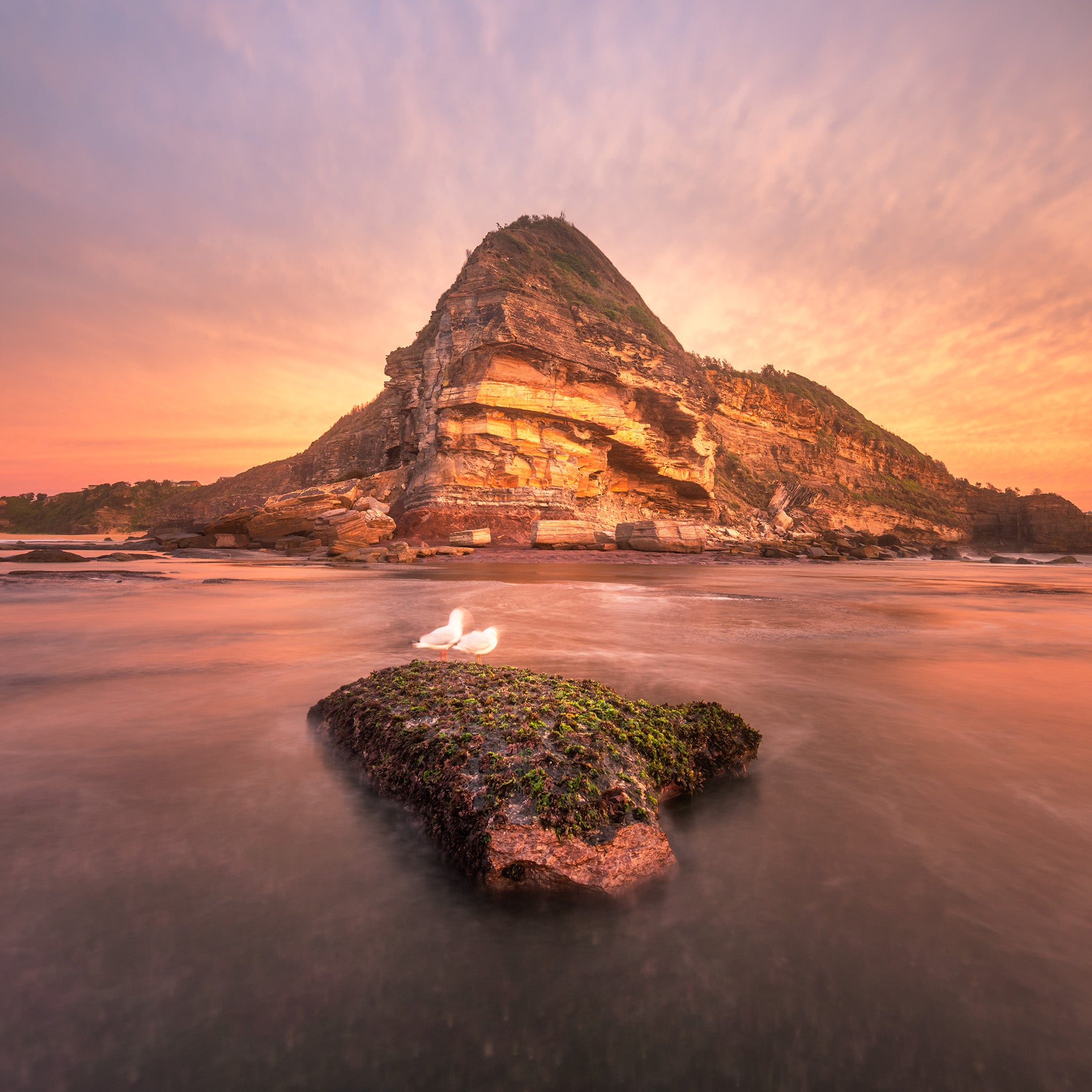 Coastal fine art print - photograph of sunrise at North Turimetta, NSW