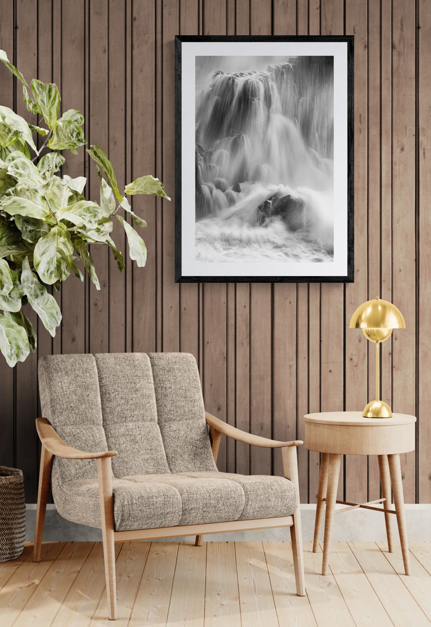 Coastal fine art print - photograph of crazy wave at Bombo Headland, NSW