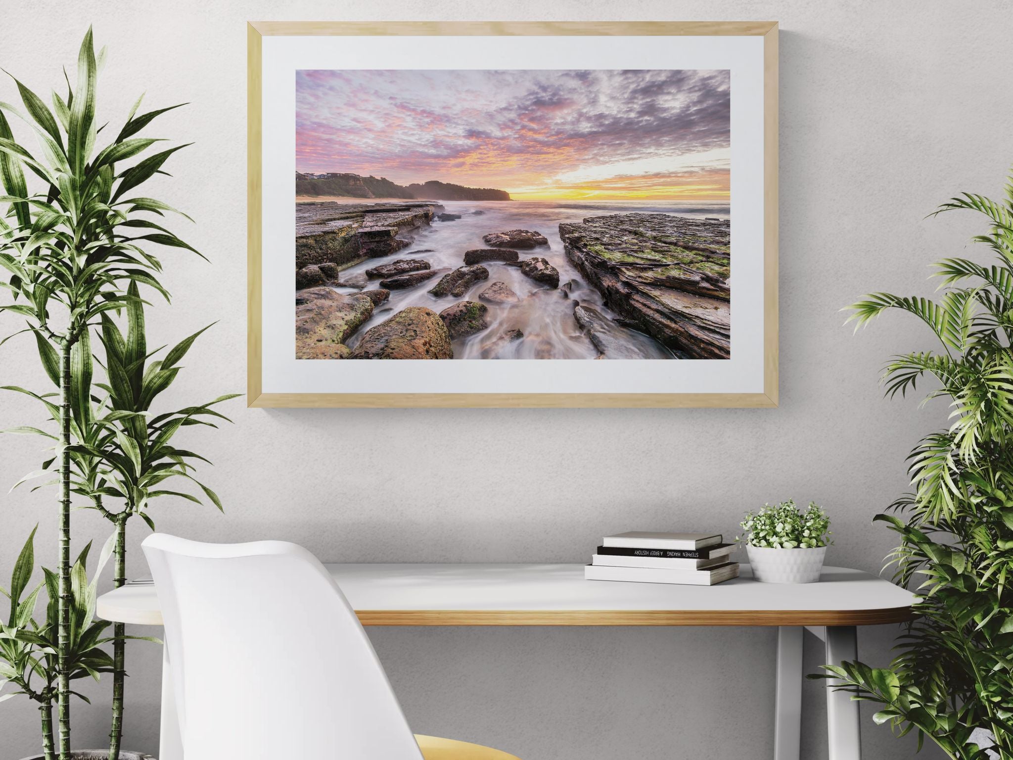 Coastal fine art print - photograph of sunrise at Turimetta beach, NSW