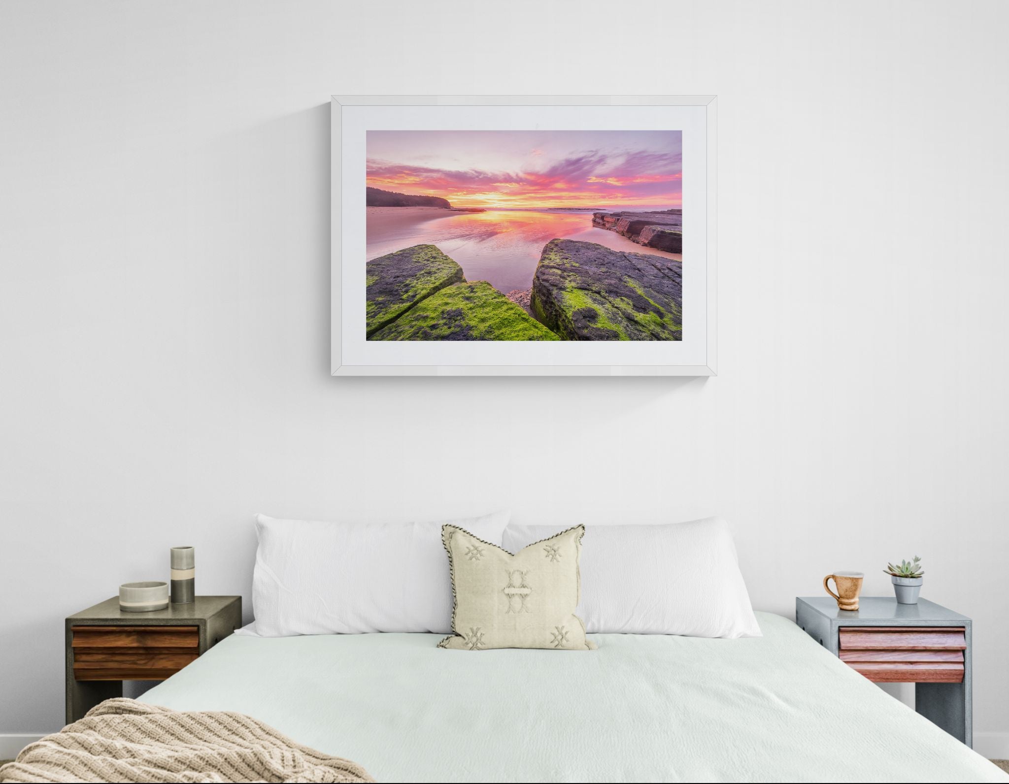 Coastal fine art print - photograph of sunrise at Turimetta beach, NSW