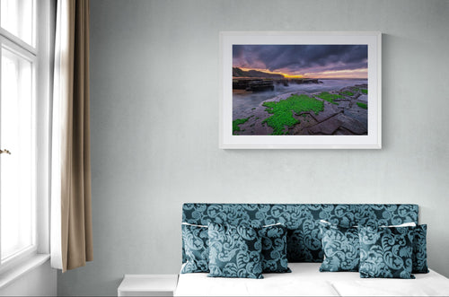 Coastal fine art print - photograph of sunrise at Turimetta beach, NSW