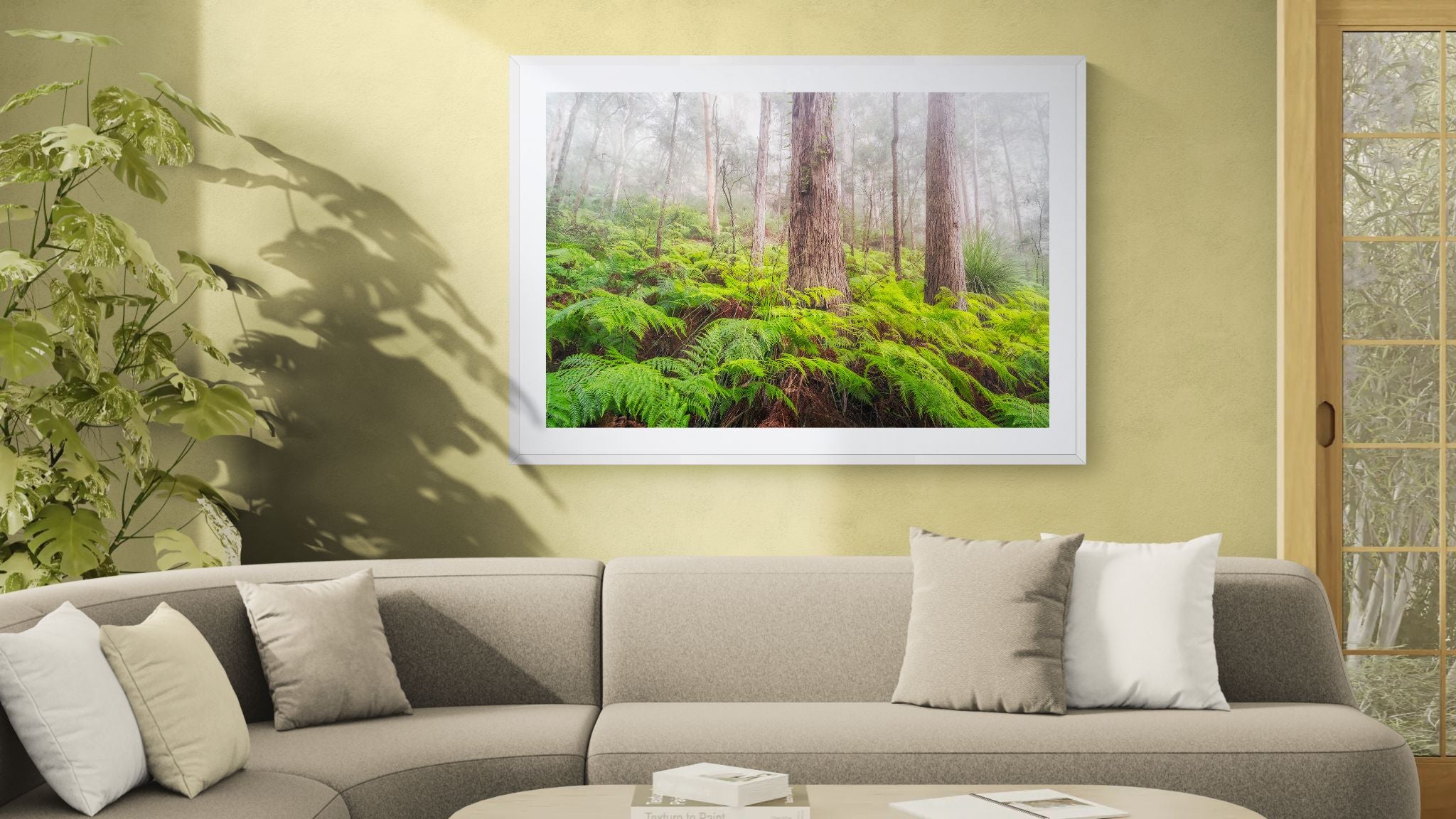 Forest fine art print - photograph of foggy morning at Blue Gum Walk, Hornsby, NSW