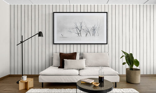 Inland Water fine art print - photograph of trees and pelican at Lake Windamere, NSW