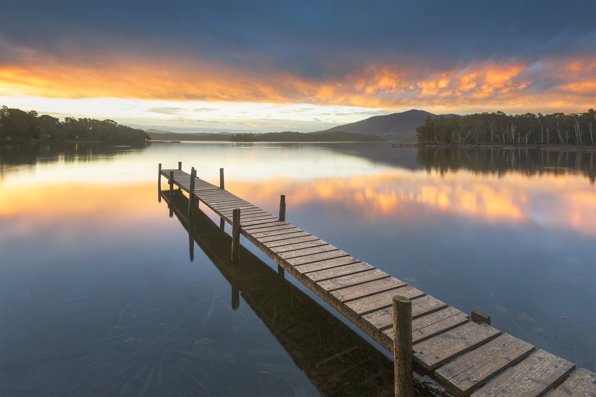 Inland Water fine art print - photograph of Wallaga Lake, NSW