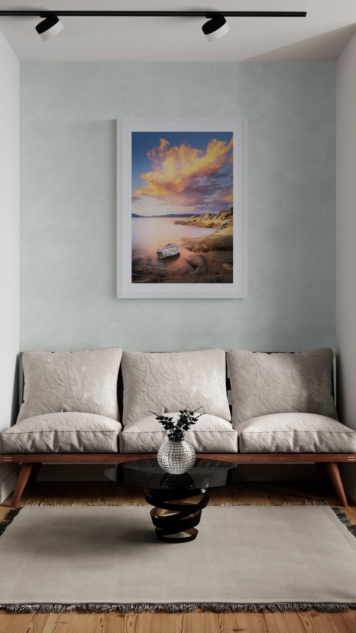 Inland Water fine art print - photograph of sunset at Lake Jindabyne, NSW