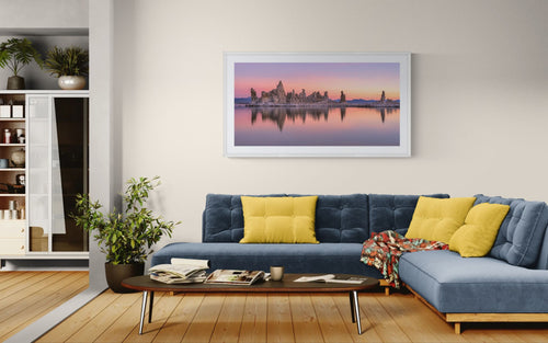 Inland Water fine art print - photograph of sunrise at Mono Lake, California, USA
