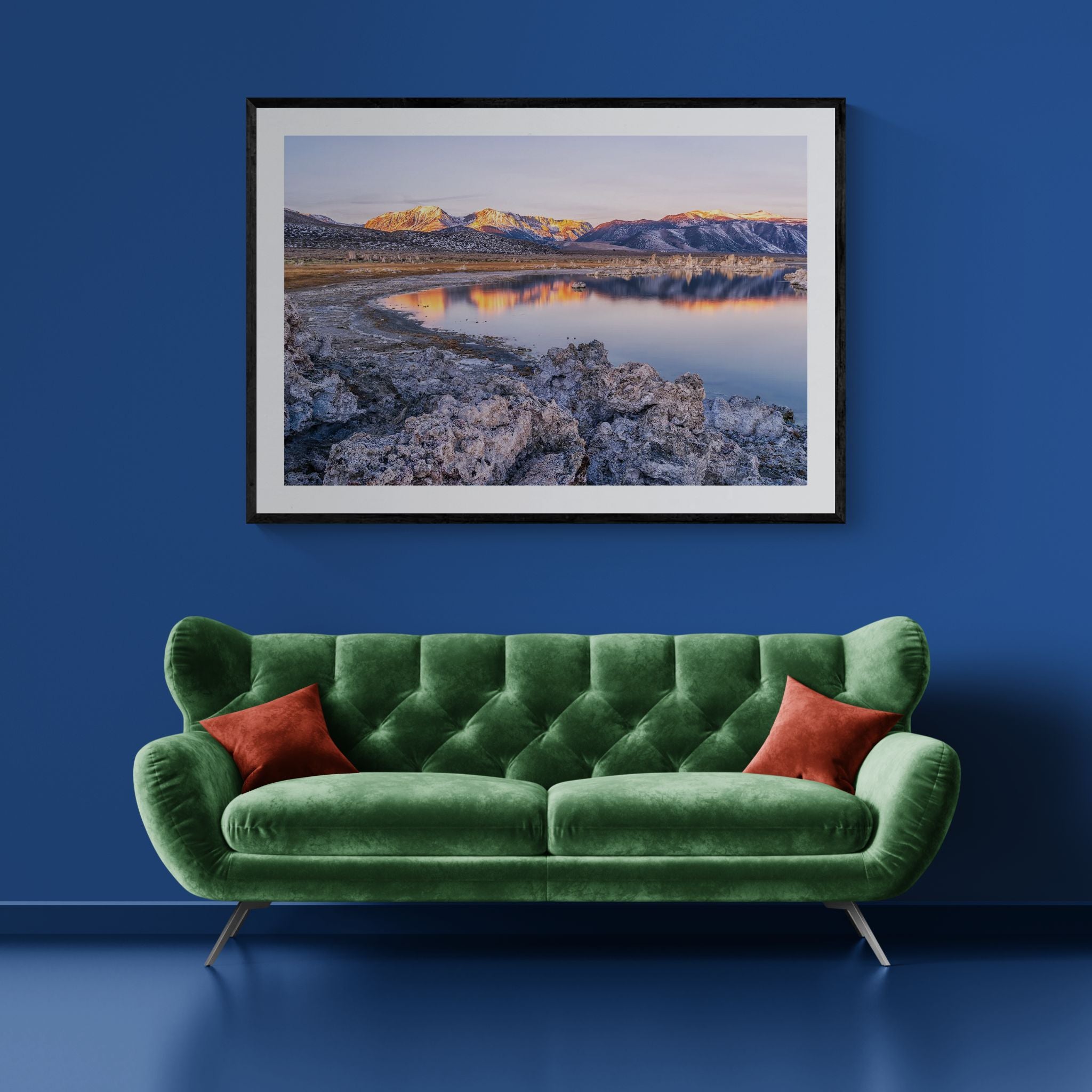 Inland Water fine art print - photograph of sunrise at Mono Lake, California, USA