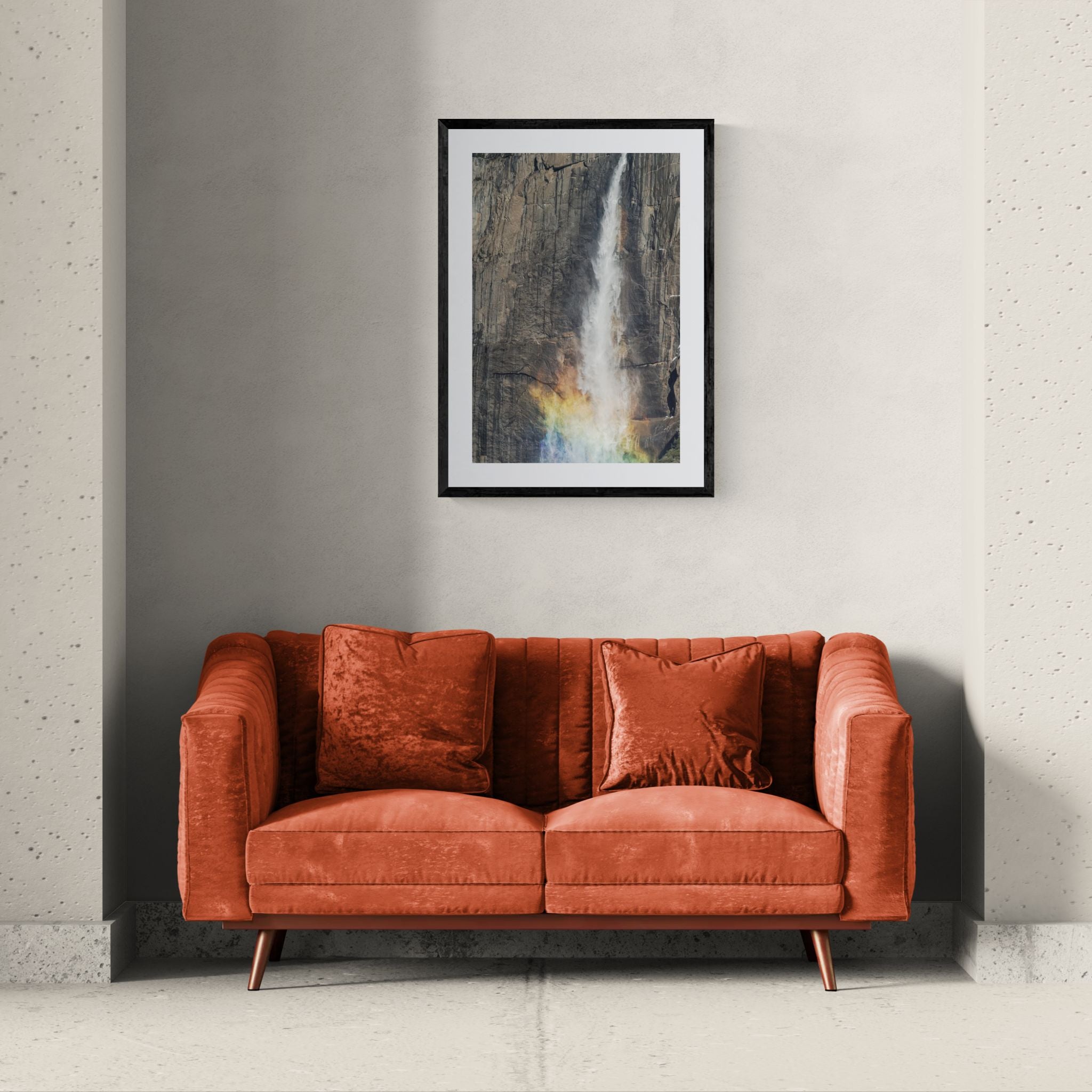 Inland Water fine art print - photograph of waterfall at Yosemite National Park, USA