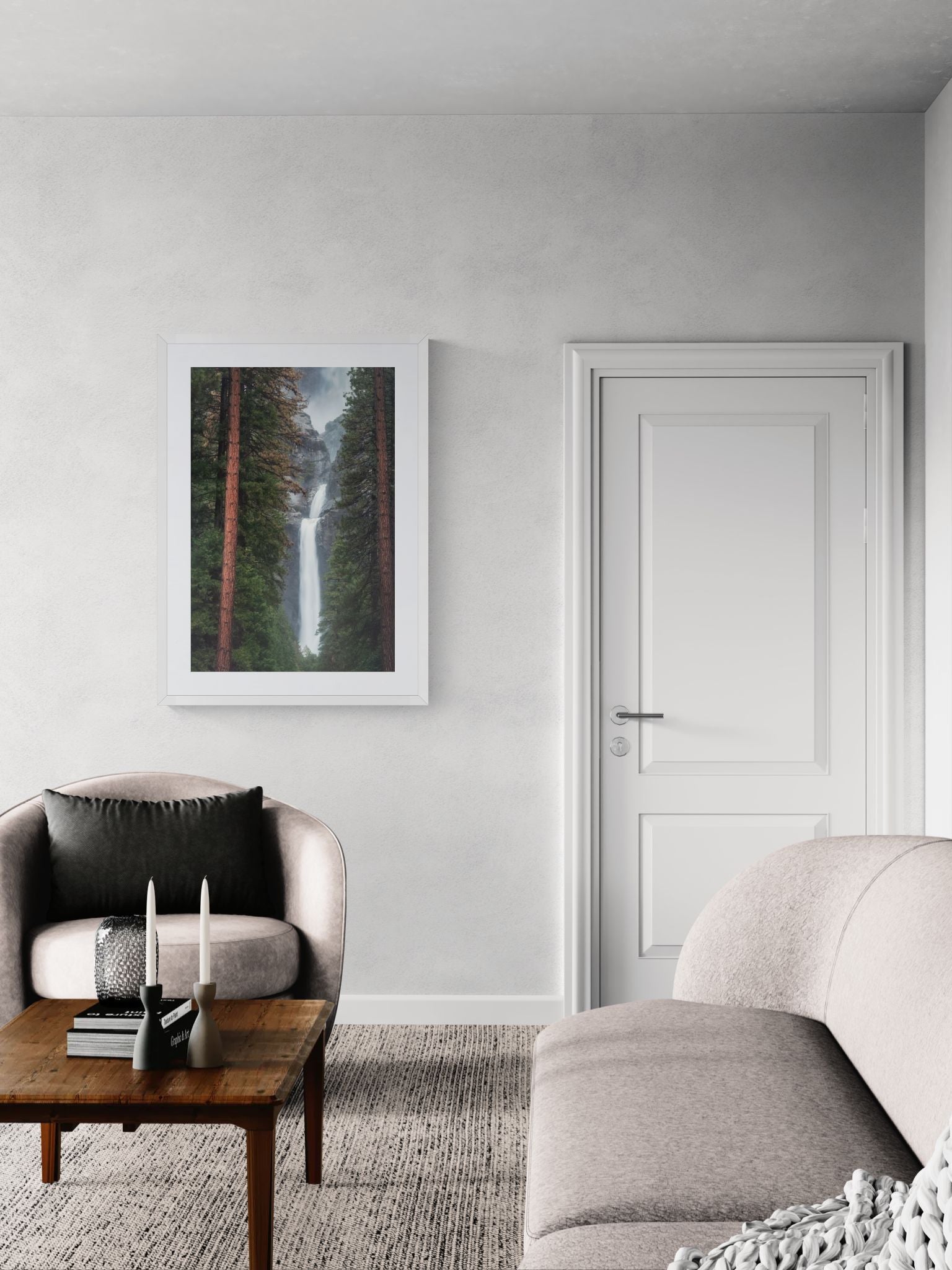 Inland Water fine art print - photograph of Yosemite Falls at Yosemite National Park, California, USA