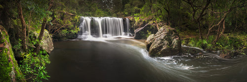 Inland Water fine art print - photograph of a The Grotto waterfall in Robertson, NSW
