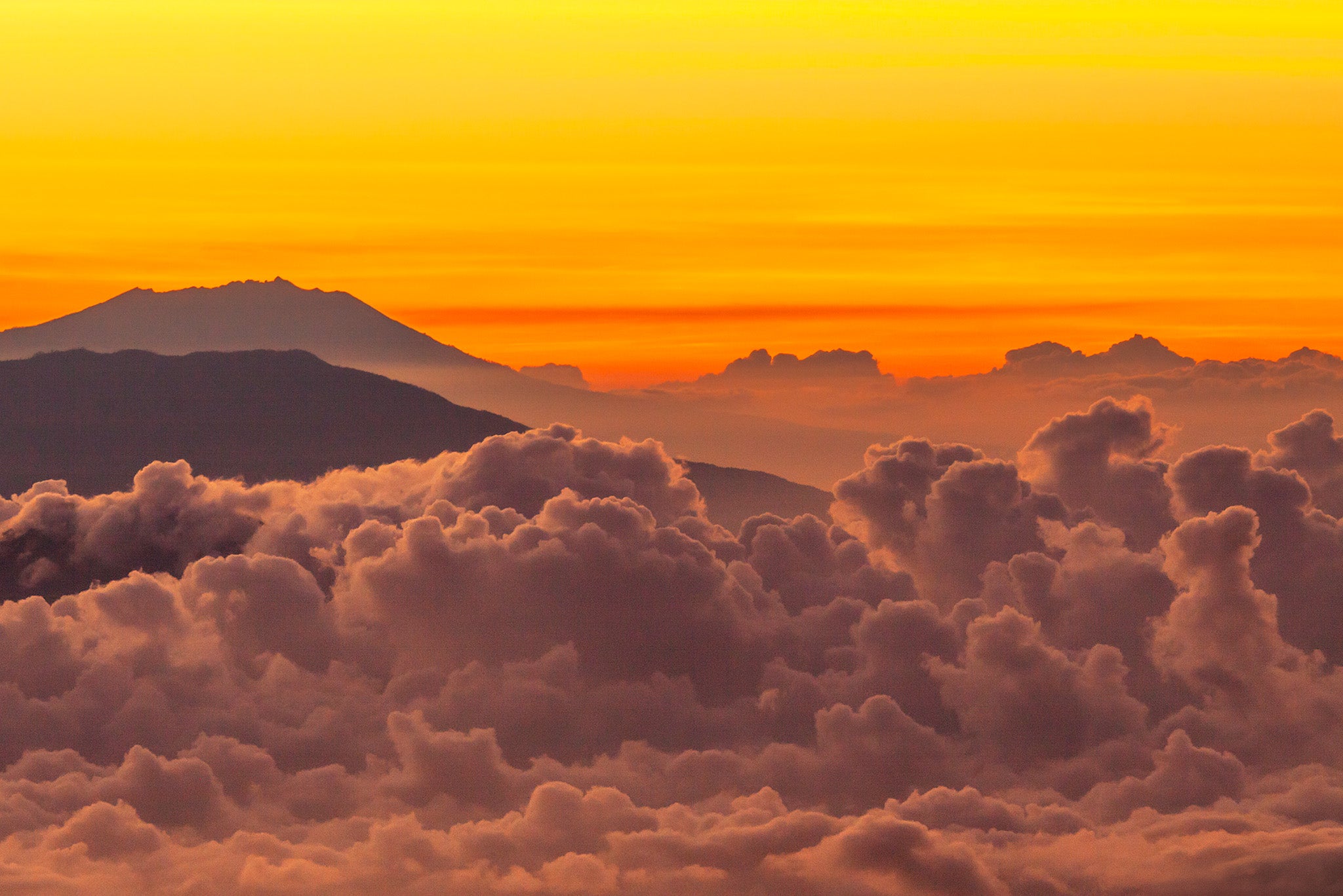 Mountains fine art print - photograph of sunrise at Mount Bromo, Indonesia
