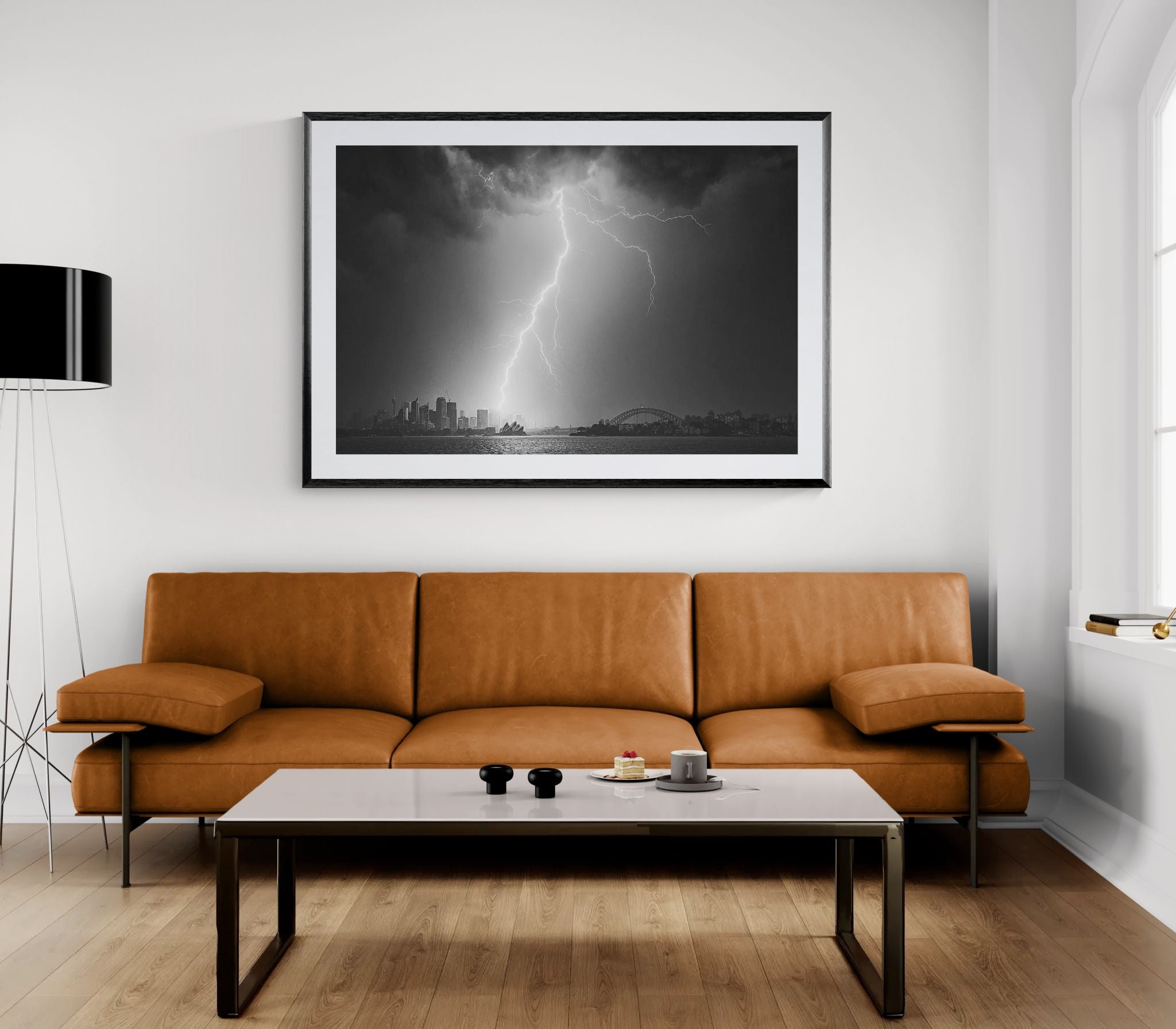 Storms fine art print - photograph of thunderstorm over the Opera House, Sydney