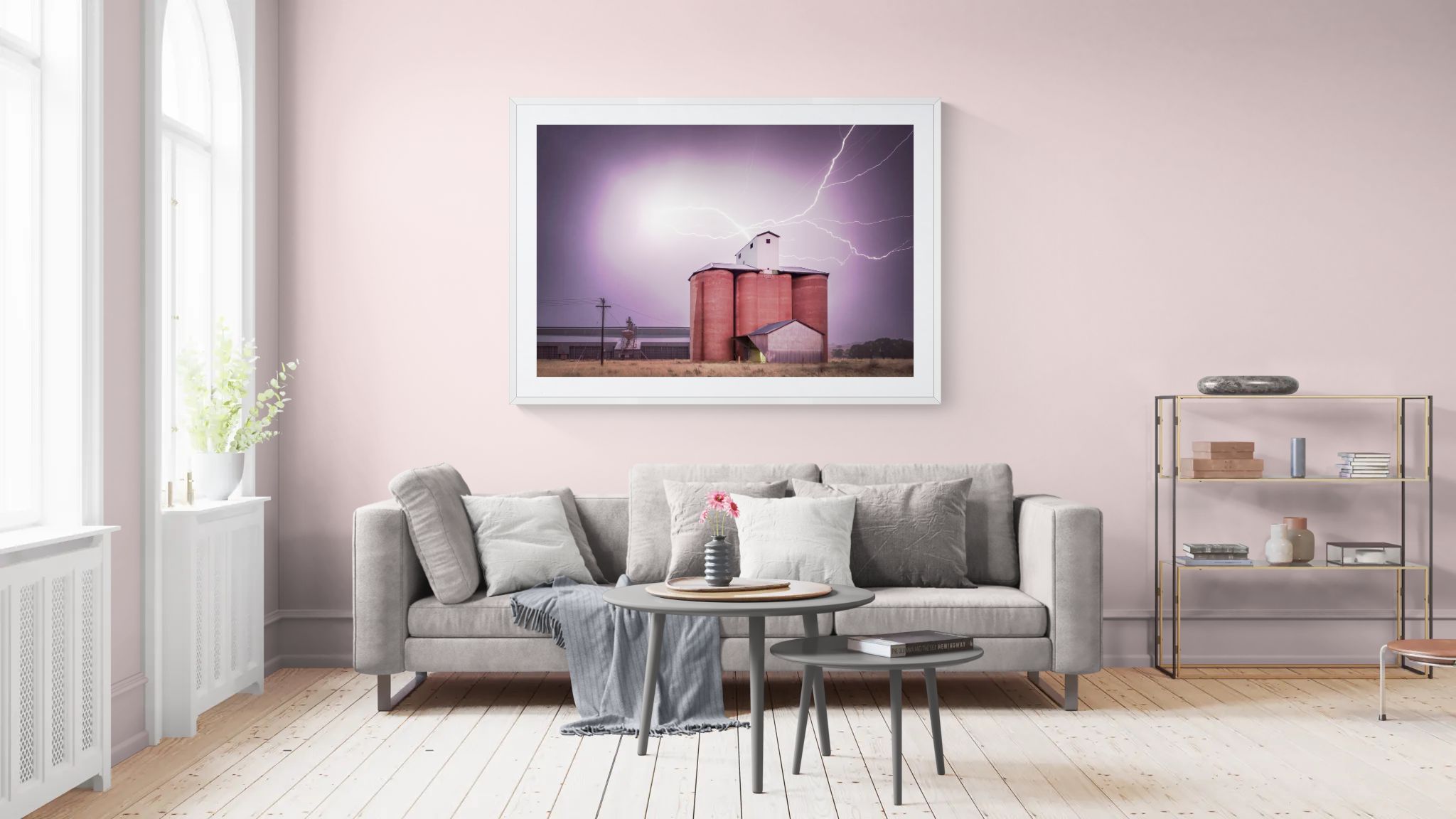 Storms fine art print - photograph of thunderstorm at Cumnock, NSW