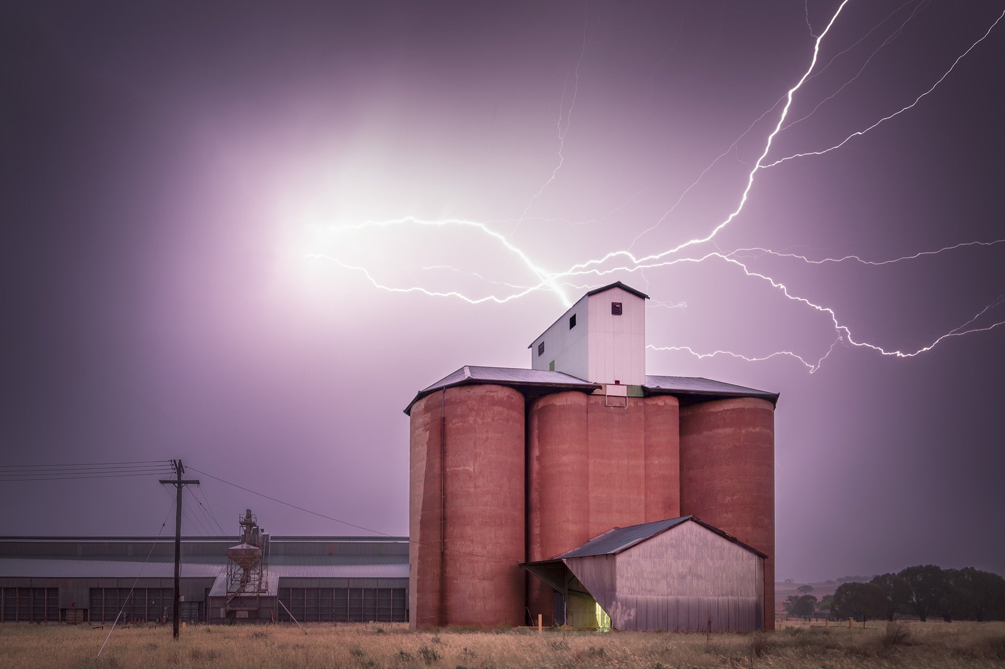 Storms fine art print - photograph of thunderstorm at Cumnock, NSW
