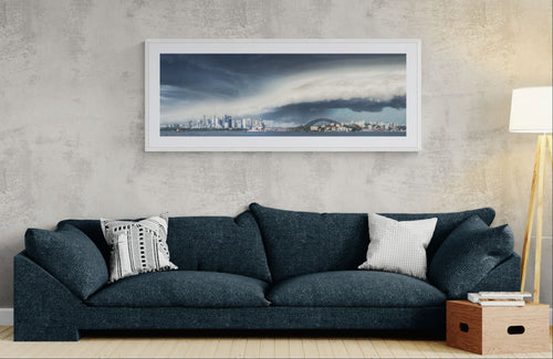 Storms fine art print - photograph of storm cloud over Sydney, NSW