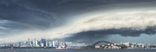 Storms fine art print - photograph of storm cloud over Sydney, NSW