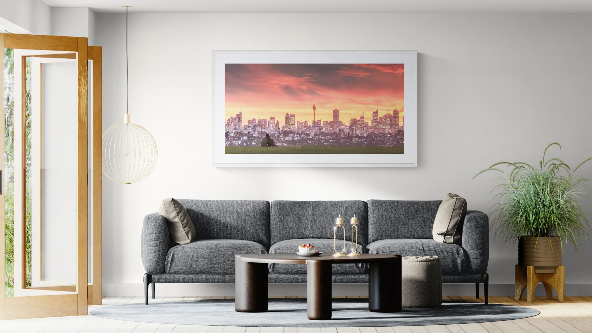 Urban fine art print - photograph of sunset at Dudley Page Reserve, Sydney, NSW