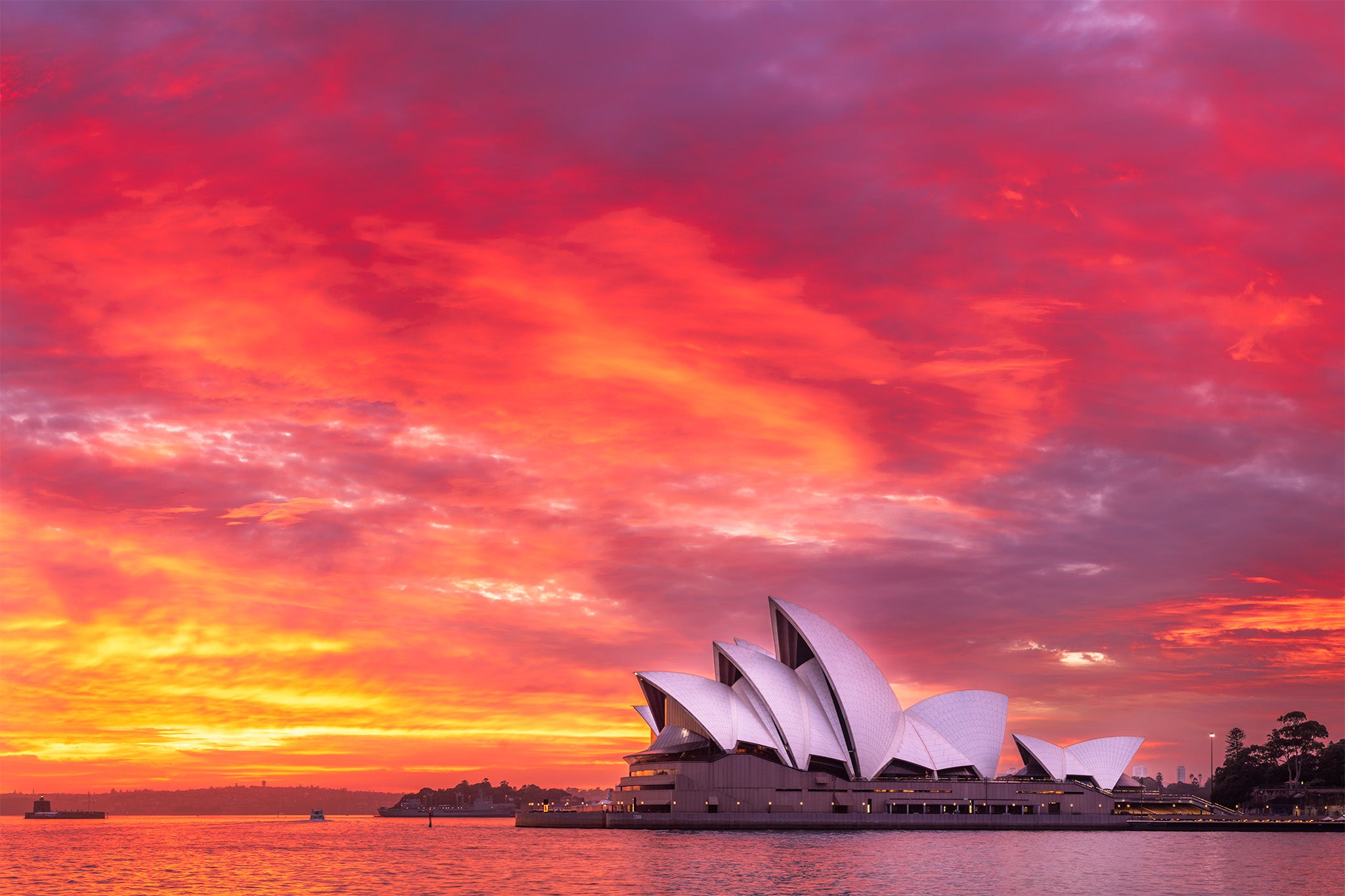 Urban fine art print - sunrise photograph of Sydney Opera House
