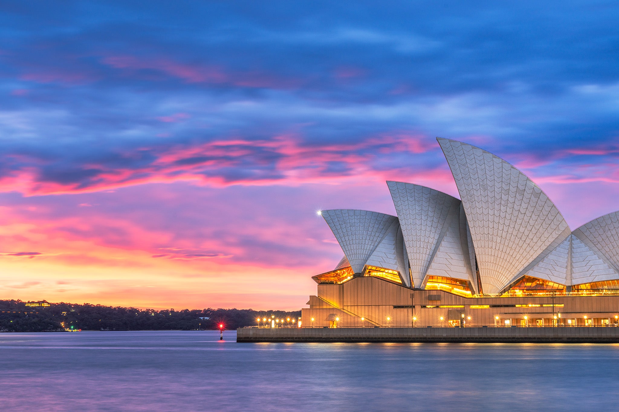 Urban fine art print - sunrise photograph of Sydney Opera House