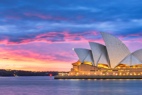Urban fine art print - sunrise photograph of Sydney Opera House